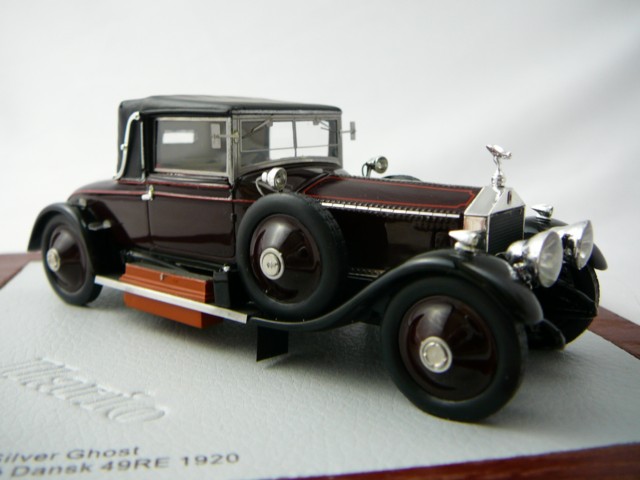 Rolls Royce Silver Ghost Doctor Coupé Dansk 49E 1920 Miniature 1/43 Ilario